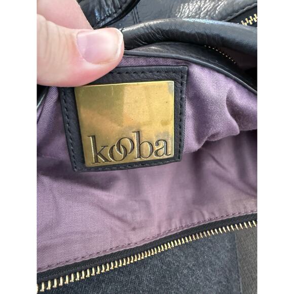 Kooba Paige black leather shoulder bag - Picture 8 of 9